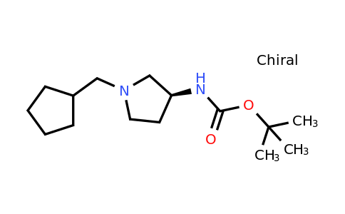 CAS 1286208-59-0 | (S)-tert-Butyl (1-(cyclopentylmethyl)pyrrolidin-3-yl)carbamate