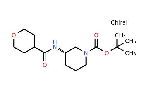 CAS 1286208-78-3 | (S)-tert-Butyl 3-(tetrahydro-2H-pyran-4-carboxamido)piperidine-1-carboxylate