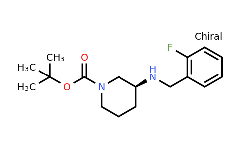 CAS 1286209-06-0 | (S)-tert-Butyl 3-((2-fluorobenzyl)amino)piperidine-1-carboxylate