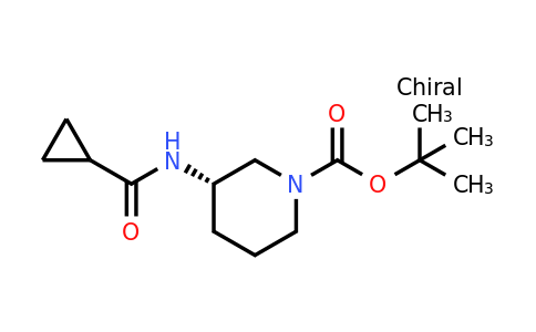 CAS 1286209-09-3 | (S)-tert-Butyl 3-(cyclopropanecarboxamido)piperidine-1-carboxylate