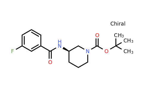 CAS 1286209-27-5 | (R)-tert-Butyl 3-(3-fluorobenzamido)piperidine-1-carboxylate