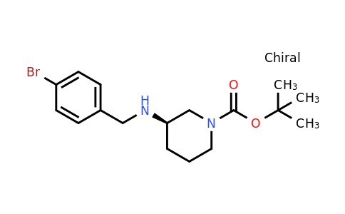 CAS 1286209-36-6 | (R)-tert-Butyl 3-((4-bromobenzyl)amino)piperidine-1-carboxylate