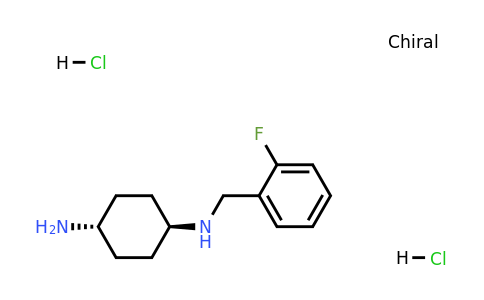 CAS 1286263-54-4 | trans-N1-(2-Fluorobenzyl)cyclohexane-1,4-diamine dihydrochloride