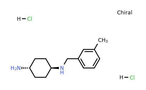 trans-N1-(3-Methylbenzyl)cyclohexane-1,4-diamine dihydrochloride