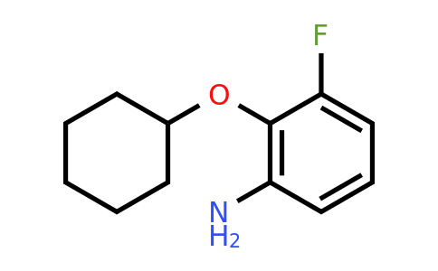 CAS 1286265-69-7 | 2-(Cyclohexyloxy)-3-fluoroaniline