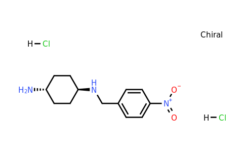 CAS 1286273-55-9 | trans-N1-(4-Nitrobenzyl)cyclohexane-1,4-diamine dihydrochloride
