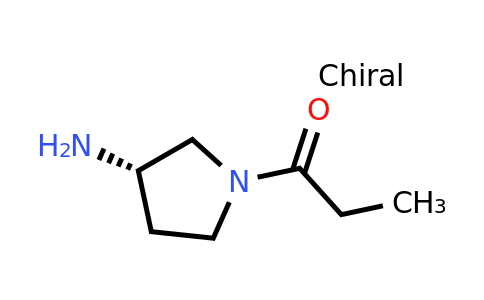 CAS 1286317-67-6 | 1-[(3S)-3-Aminopyrrolidin-1-yl]propan-1-one