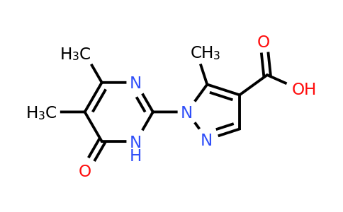 CAS 1286720-65-7 | 1-(4,5-dimethyl-6-oxo-1,6-dihydropyrimidin-2-yl)-5-methyl-1H-pyrazole-4-carboxylic acid