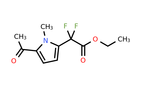 CAS 1286792-84-4 | Ethyl 2-(5-acetyl-1-methyl-1H-pyrrol-2-yl)-2,2-difluoroacetate