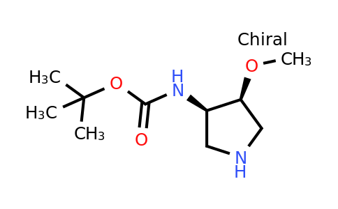 CAS 128739-89-9 | cis-3-(boc-amino)-4-methoxypyrrolidine