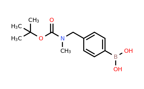 [4-({[(tert-butoxy)carbonyl](methyl)amino}methyl)phenyl]boronic acid