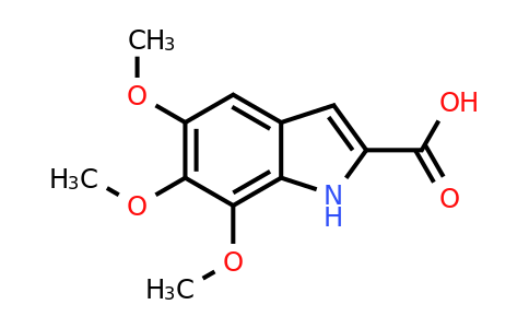 CAS 128781-07-7 | 5,6,7-trimethoxy-1H-indole-2-carboxylic acid