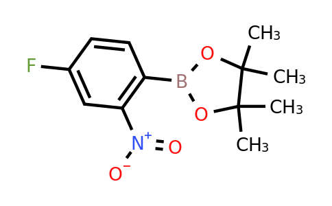 CAS 1288978-82-4 | 1,3,2-Dioxaborolane, 2-(4-fluoro-2-nitrophenyl)-4,4,5,5-tetramethyl-