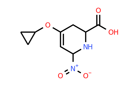 CAS 1288989-23-0 | 4-Cyclopropoxy-6-nitro-1,2,3,6-tetrahydropyridine-2-carboxylic acid