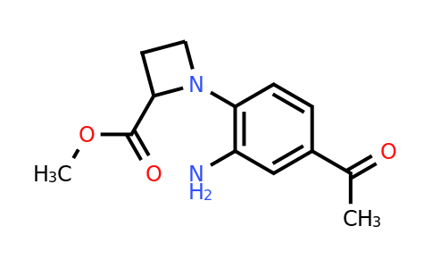 CAS 1288989-29-6 | 1-(4-Acetyl-2-amino-phenyl)-azetidine-2-carboxylic acid methyl ester