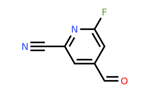 CAS 1288990-67-9 | 6-Fluoro-4-formylpyridine-2-carbonitrile