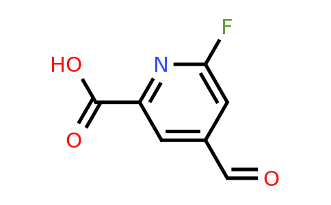 CAS 1288995-49-2 | 6-Fluoro-4-formylpyridine-2-carboxylic acid