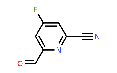 CAS 1288999-70-1 | 4-Fluoro-6-formylpyridine-2-carbonitrile