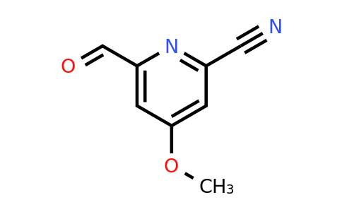 CAS 1289001-31-5 | 6-Formyl-4-methoxypyridine-2-carbonitrile