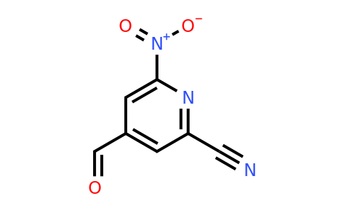 CAS 1289002-28-3 | 4-Formyl-6-nitropyridine-2-carbonitrile