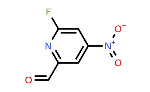CAS 1289010-93-0 | 6-Fluoro-4-nitropyridine-2-carbaldehyde