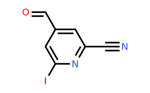 CAS 1289018-41-2 | 4-Formyl-6-iodopyridine-2-carbonitrile