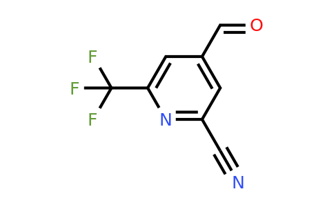 CAS 1289020-24-1 | 4-Formyl-6-(trifluoromethyl)pyridine-2-carbonitrile