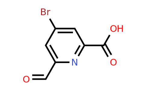 CAS 1289032-98-9 | 4-Bromo-6-formylpyridine-2-carboxylic acid