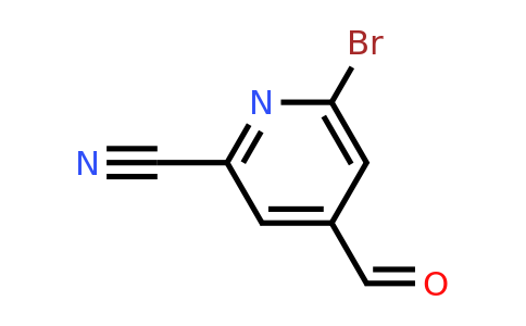 CAS 1289035-24-0 | 6-Bromo-4-formylpyridine-2-carbonitrile