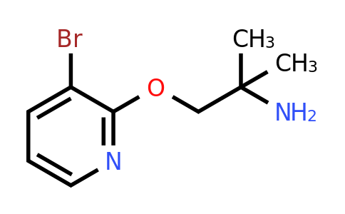 CAS 1289044-74-1 | 1-[(3-bromo-2-pyridyl)oxy]-2-methyl-propan-2-amine