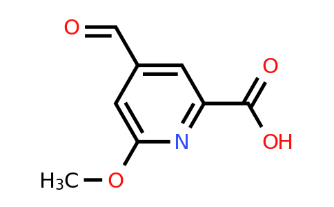 CAS 1289048-13-0 | 4-Formyl-6-methoxypyridine-2-carboxylic acid