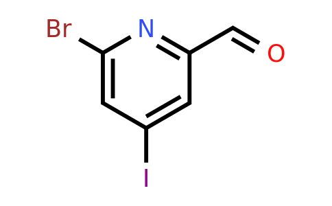 CAS 1289052-89-6 | 6-Bromo-4-iodopyridine-2-carbaldehyde