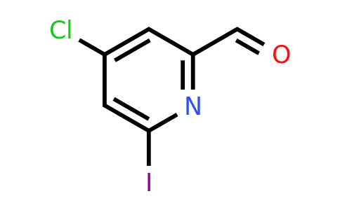 CAS 1289060-75-8 | 4-Chloro-6-iodopyridine-2-carbaldehyde