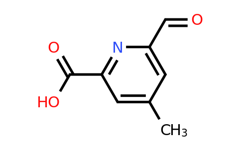 CAS 1289075-11-1 | 6-Formyl-4-methylpyridine-2-carboxylic acid
