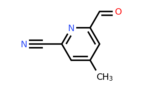 CAS 1289075-16-6 | 6-Formyl-4-methylpyridine-2-carbonitrile