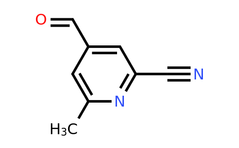 CAS 1289077-34-4 | 4-Formyl-6-methylpyridine-2-carbonitrile