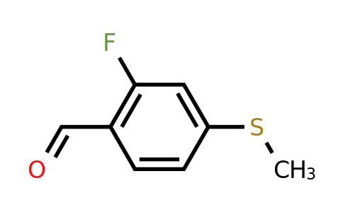 CAS 1289084-81-6 | 2-fluoro-4-(methylsulfanyl)benzaldehyde
