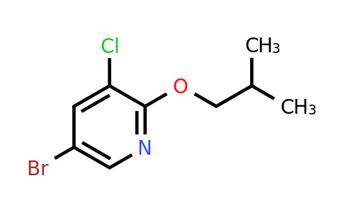 CAS 1289093-31-7 | 5-Bromo-3-chloro-2-isobutoxy-pyridine
