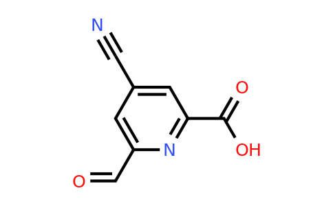 CAS 1289098-74-3 | 4-Cyano-6-formylpyridine-2-carboxylic acid