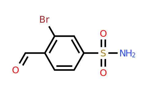 CAS 1289106-80-4 | 3-bromo-4-formylbenzene-1-sulfonamide