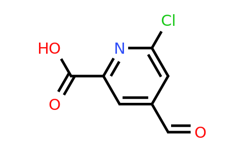 CAS 1289107-54-5 | 6-Chloro-4-formylpyridine-2-carboxylic acid