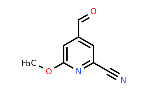 CAS 1289123-31-4 | 4-Formyl-6-methoxypyridine-2-carbonitrile
