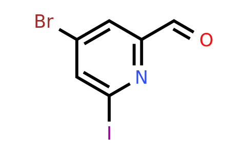 CAS 1289136-29-3 | 4-Bromo-6-iodopyridine-2-carbaldehyde