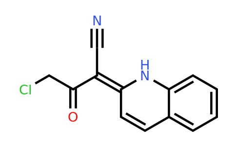 CAS 128914-79-4 | 4-Chloro-3-oxo-2-(quinolin-2(1H)-ylidene)butanenitrile