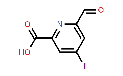 CAS 1289150-97-5 | 6-Formyl-4-iodopyridine-2-carboxylic acid
