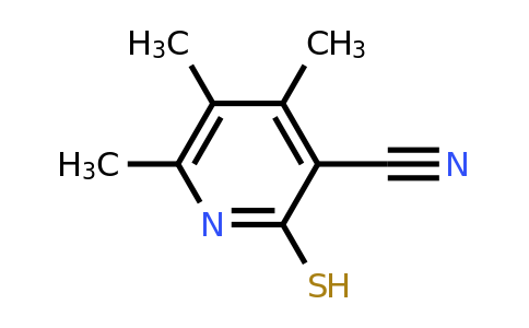 CAS 128917-84-0 | 4,5,6-trimethyl-2-sulfanylpyridine-3-carbonitrile