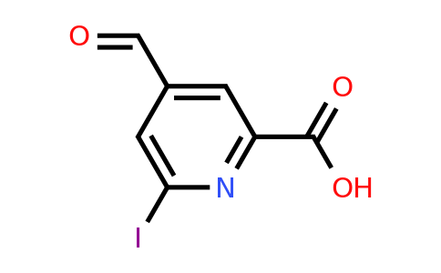 CAS 1289173-74-5 | 4-Formyl-6-iodopyridine-2-carboxylic acid