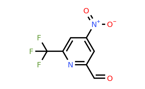 CAS 1289191-29-2 | 4-Nitro-6-(trifluoromethyl)pyridine-2-carbaldehyde