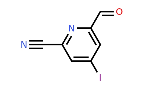 CAS 1289212-17-4 | 6-Formyl-4-iodopyridine-2-carbonitrile