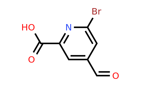 CAS 1289213-58-6 | 6-Bromo-4-formylpyridine-2-carboxylic acid